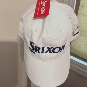 Golf Srixon PGA Adjustable Strapback Hat, NEW w/ Tags, White NWT